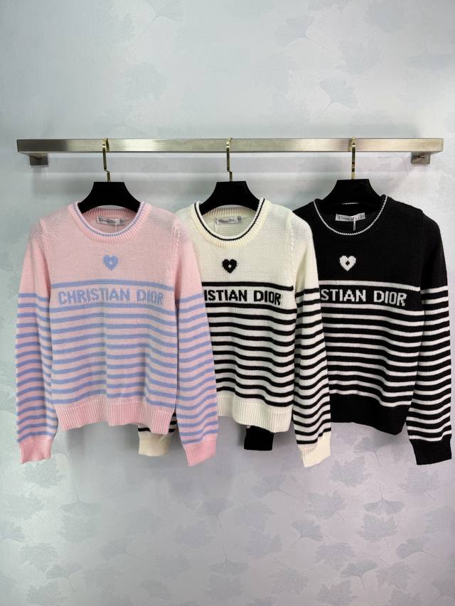 Dio*25 Autumn/Winter New Striped Knit Sweater, soft and comfortable, classic hor