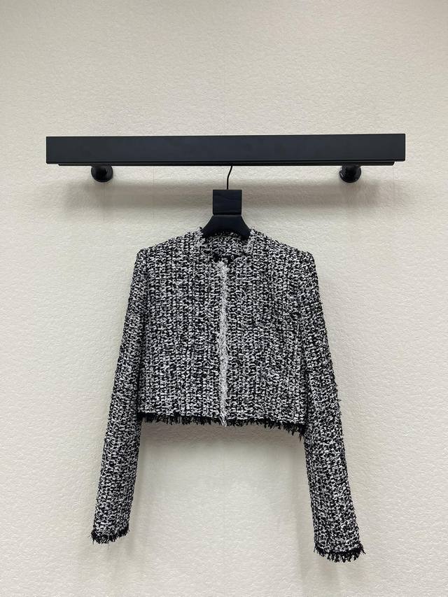 Balmai* 2025 Autumn/Winter New Arrival: French Black and White Chanel-Style Twee