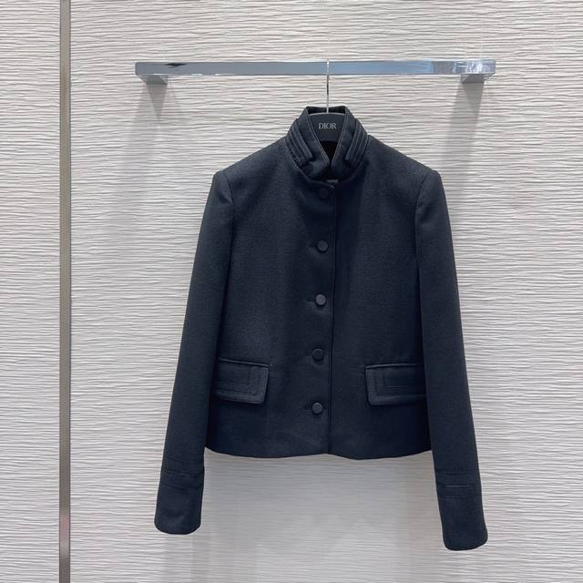 Christian Dio*2025Fw New Elegant Jacket. Classic design, sophisticated and chic,