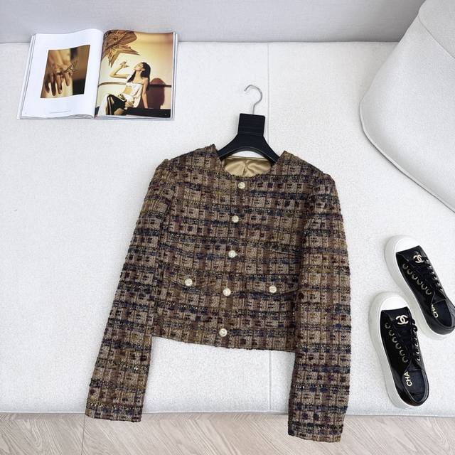 Exquisitely crafted~ C brand 25Ss Fall/Winter latest color-blocked woven trim de