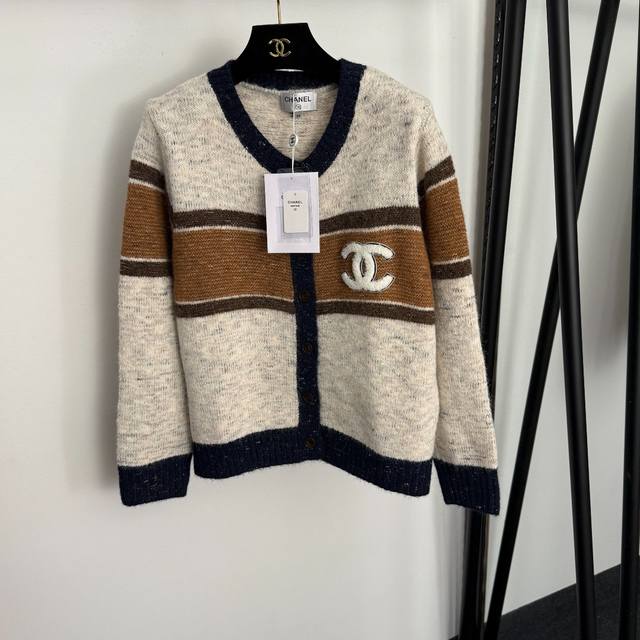 Style No. 20257852 Chanel* New Style Logo Embroidered Color-Blocked Long-Sleeve