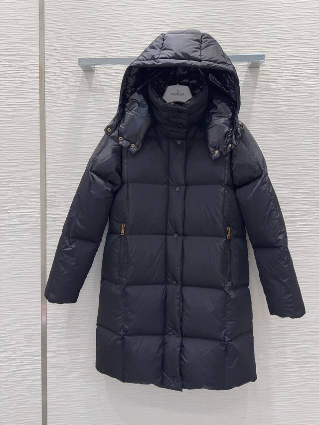 Moncle*2025Fw Long down jacket with excellent overall warmth. Unique design, cas