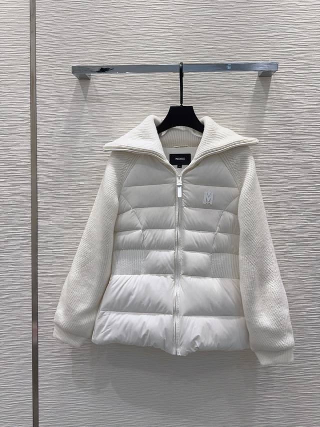 Mackag*E 2025Fw New style wool, cashmere, and down-filled jacket with excellent