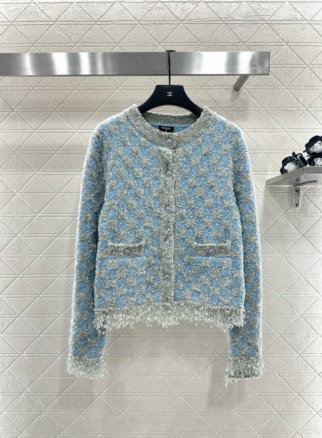 Chane*2025 New Arrival Lightweight Yarn Knit Cardigan Custom Yb wool knit materi