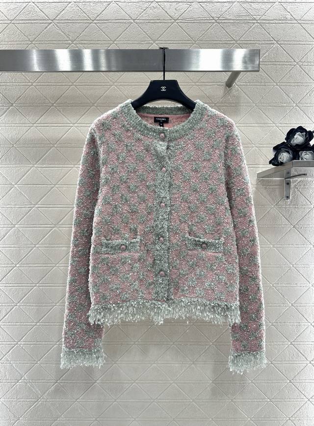 Chane*2025 New Arrival Lightweight Yarn Knit Cardigan Custom Yb wool knit materi