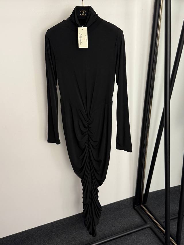 Style No. 20257540 Schiaparelli *New Pleated Stretch Fit High Neck Long Sleeve