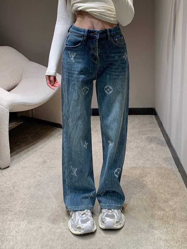 Louis Vuitto* 25Fw Autumn/Winter New Arrival: All-over Monogram Print with Rhine