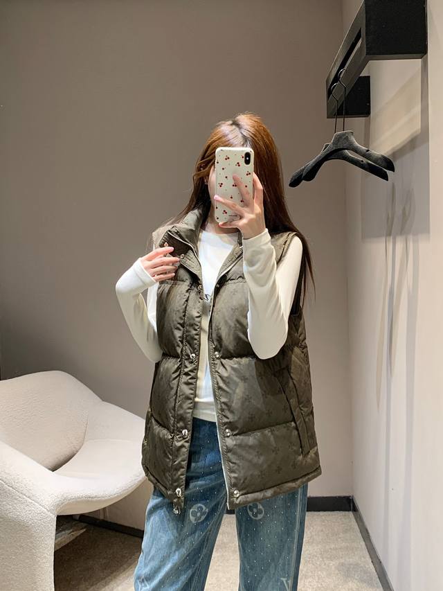 Chrome H*Arts 25Fw Autumn/Winter New Cross Print Down Vest | Exclusive High-Qual