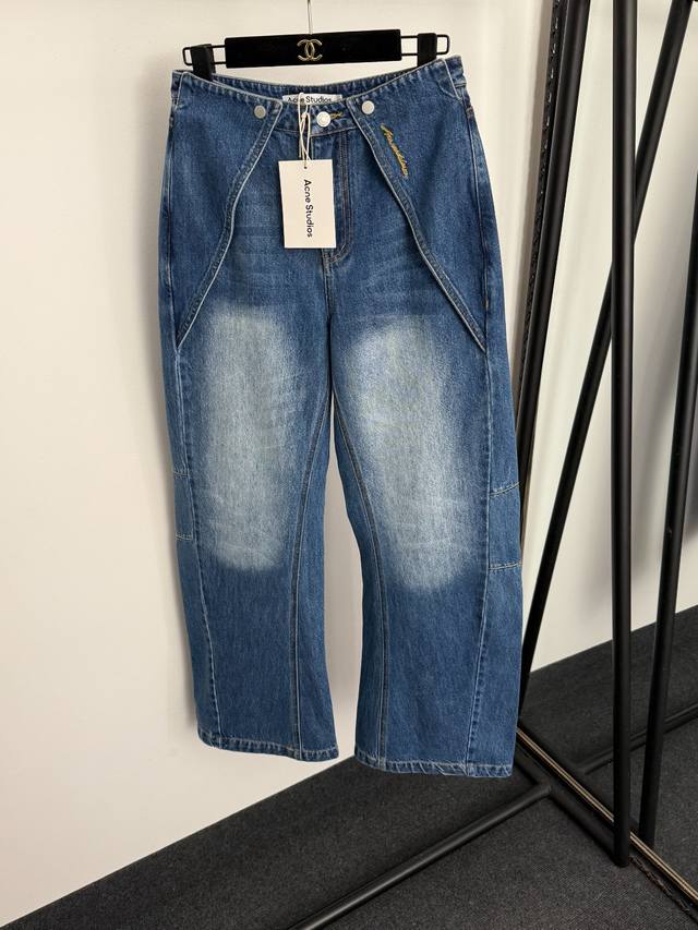 Style No. 20257818 Acne Studio* New Retro Patchwork Fashion Denim Long Pants wi