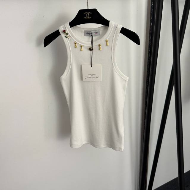 Style No. 20257692 Schiaparelli* New Metal Pendant Red Rose Decorated Slim Fit