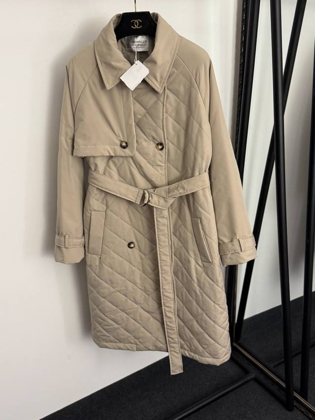 Style No. 20257690 Brunrllo Cucinell*Bc New Diamond Plaid Long-Sleeved Slim Fit