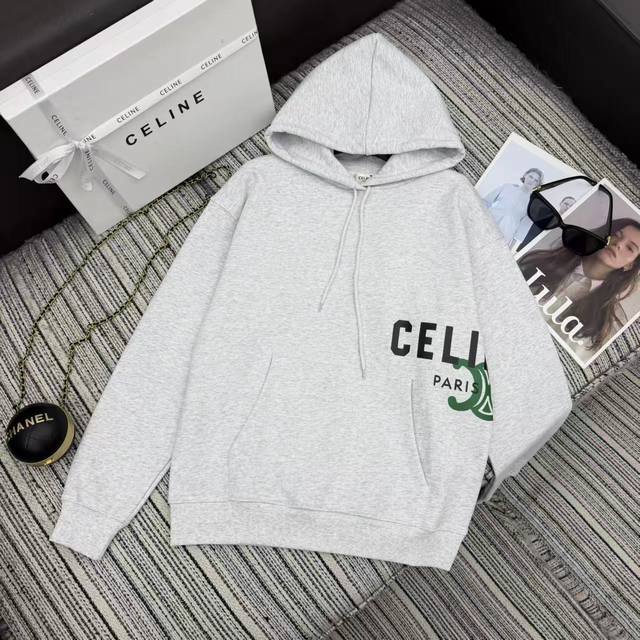 Highly recommend the 2025 Autumn/Winter Cel new printed logo drawstring hoodie.