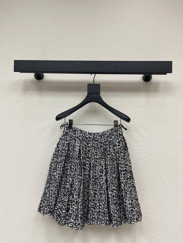 Balmai* 2025 Autumn/Winter New Arrival Tweed Chanel-inspired Tassel Skirt - The