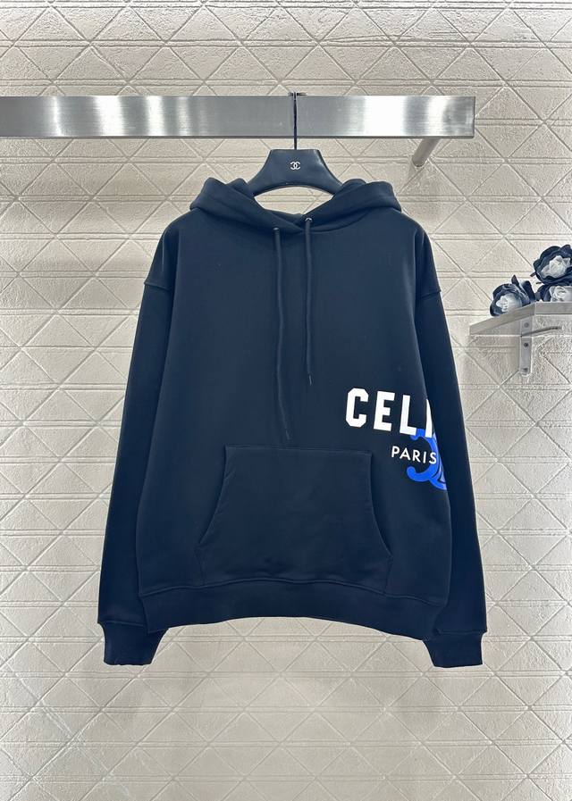 Celin*2025 New Arrival Printed Logo Drawstring Hooded Sweatshirt Custom Yb origi