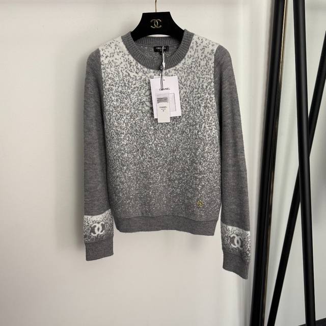 Style No. 20257667 Chanel* New Snowflake Pullover Long-Sleeve Wool Knit Sweater