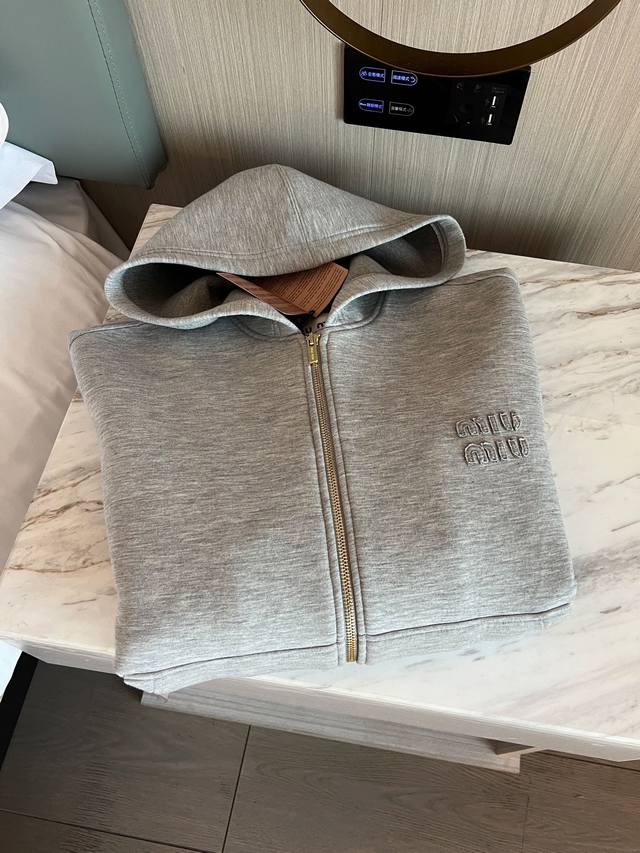 Miumiu Air Layer Jacket Color: Grey Size: Sml DDD