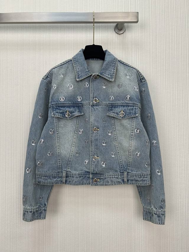 New Arrival! Donkey Skiing Series Gold Coin Sequin Denim Collection! Monogram a