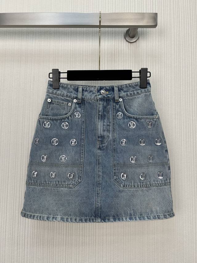 New Arrival! Donkey Skiing Series Gold Coin Sequin Denim Collection! Monogram P