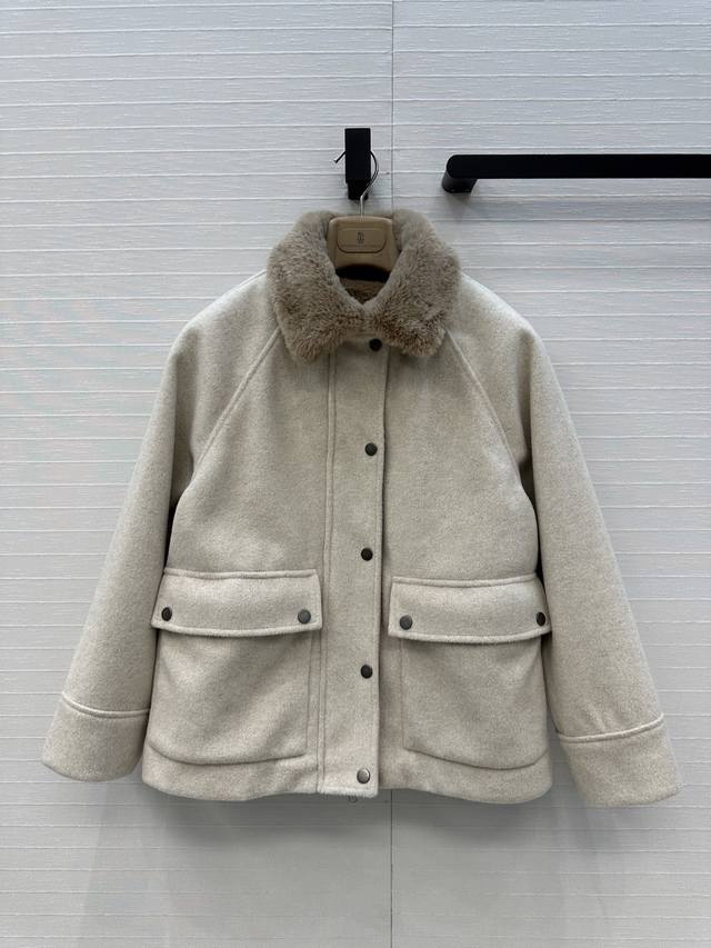 Highly recommended! A casual, vintage-inspired two-piece wool blend coat with a