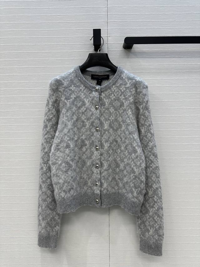Highly recommend L* Louis Vuitton's fluffy monogram knit cardigan! The classic