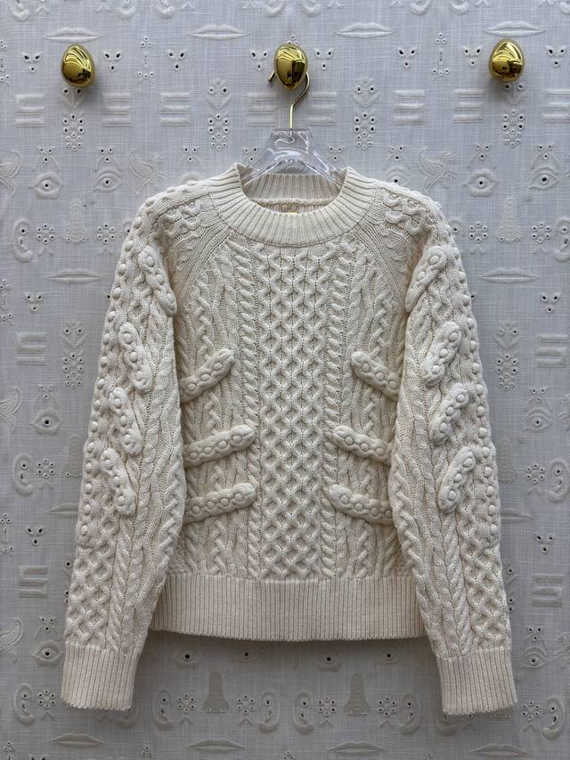 Sch 26 Early Spring Cable Knit Sweater. The cable knit pattern is sophisticated