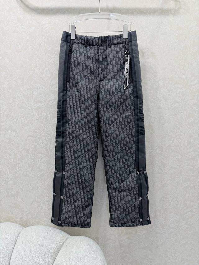 Dio* 2025 New Jacquard Down Trousers, custom-made with imported jacquard materia