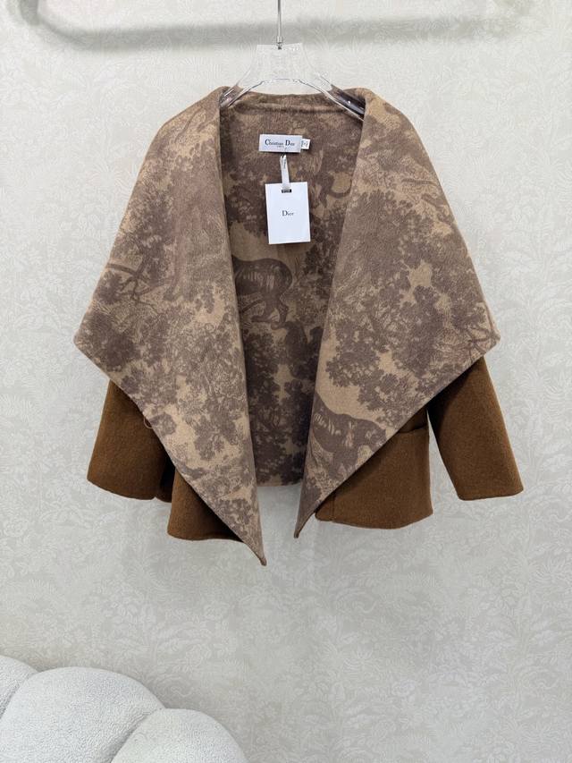 Dio*25 New High-End Cashmere Coat - Versatile, Brand Custom Fabric, Double-Sided