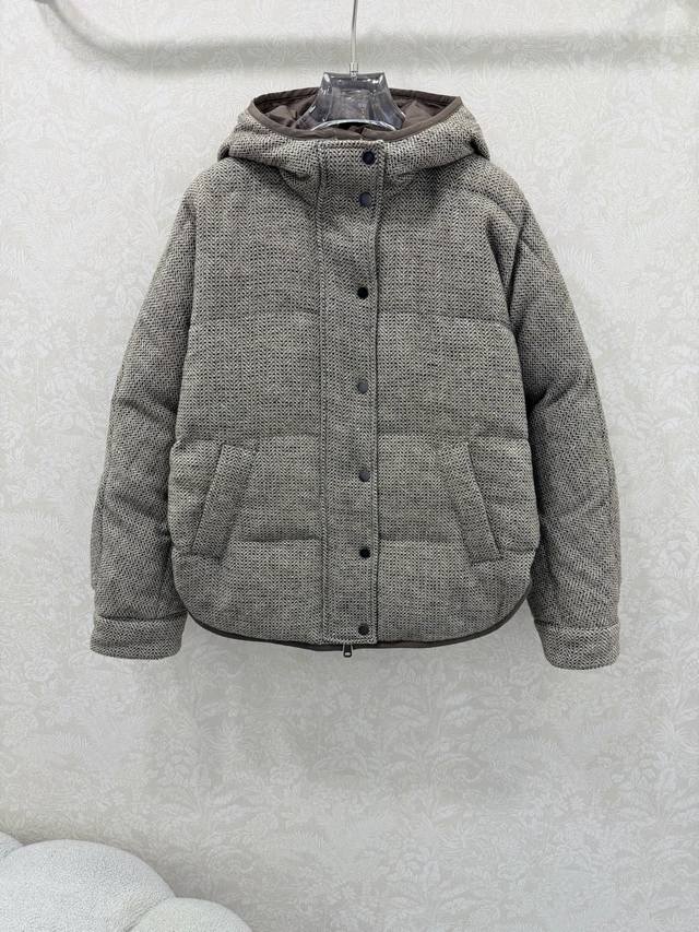 Brunello Cucinell* 2025 New Arrival: Brunello Cucinell Reversible Goose Down Jac