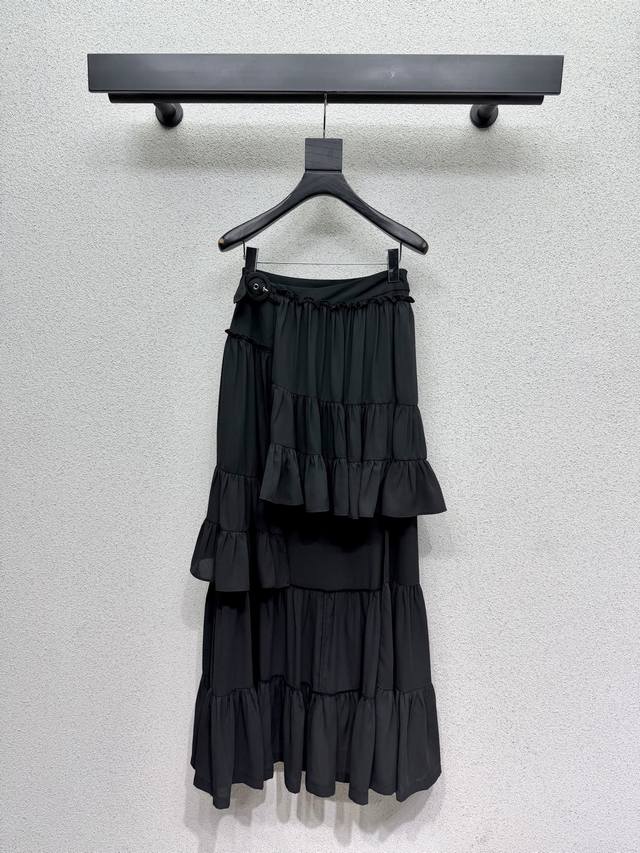 L's series of irregular midi skirts, high-density fashionable sporty style, play