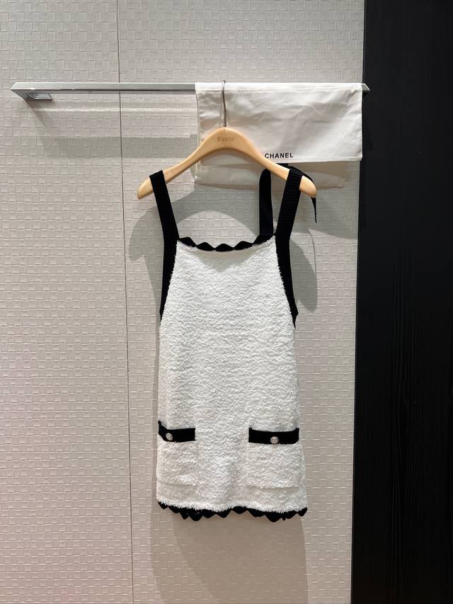 26C New Color Block Lace Camisole Backless Towel Knit Vest, Slim Fit, Youthful,