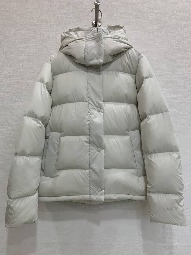 Lulu Hooded Five-Panel Puffy Down Jacket Sizes: 4, 6, 8, 10 Size 4: Chest 104cm,