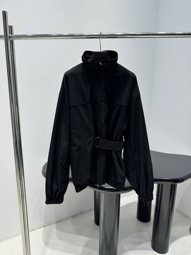 New Tracksuit Medium Jacket/Windbreaker Unique black technical poplin fabric Ove