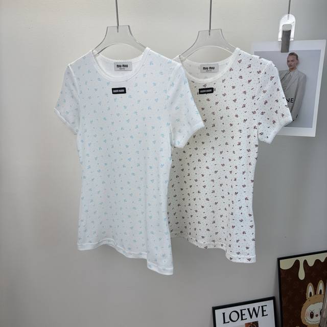 Miumiu 2026 Early Spring Holiday Collection Floral Print Sweet Girl Must-Have Wh