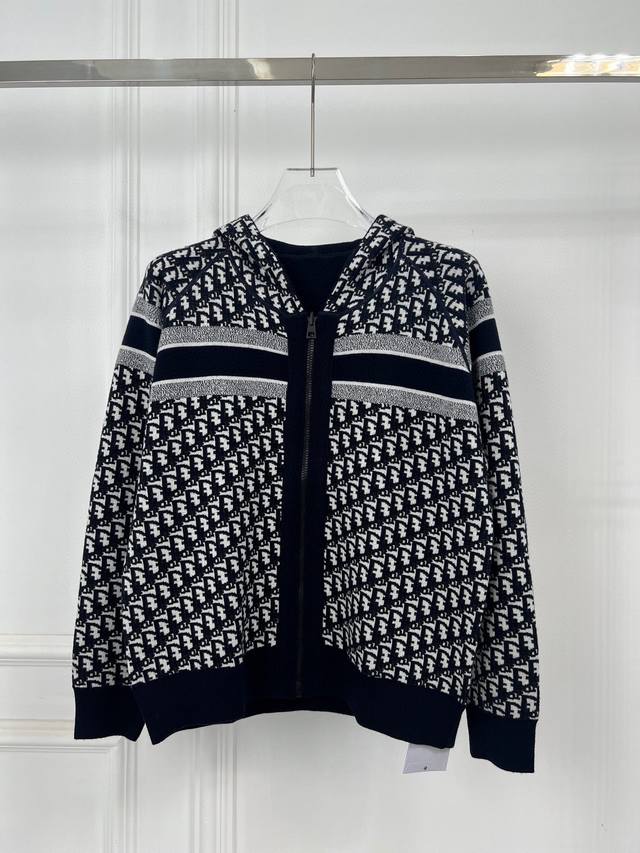 Dio Double-faced Cashmere Cardigan, 2025 Autumn/Winter Newest Collection! Classi