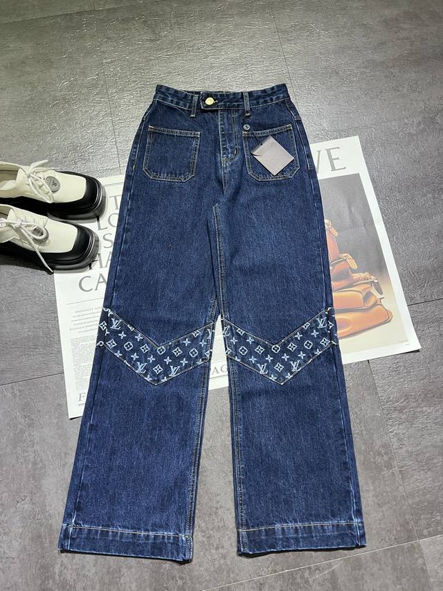 pp Louis Vuitt - *Louis Vuitton L Feed 26 Early Spring New Women's Jacquard Deni