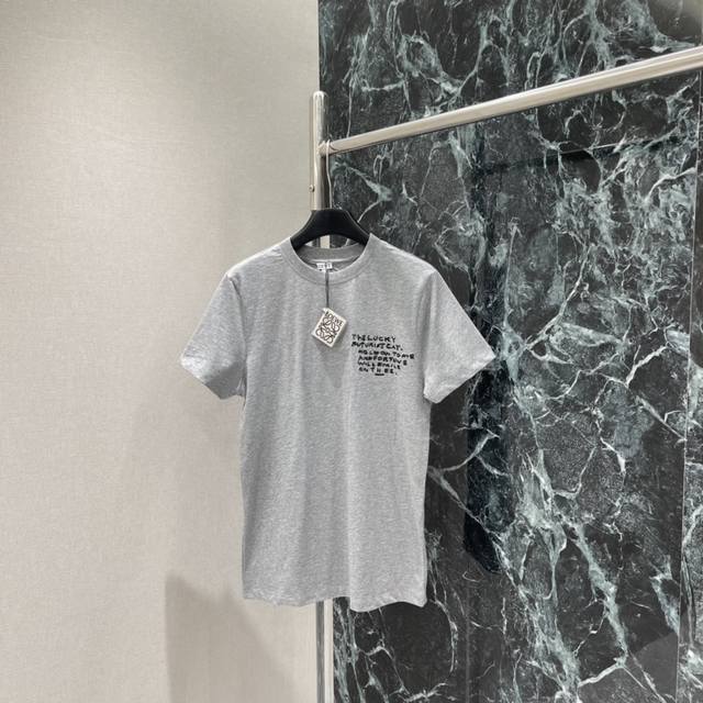 Loewe 2025 Autumn/Winter New Collaboration Cat T-Shirt, the cat pattern is super