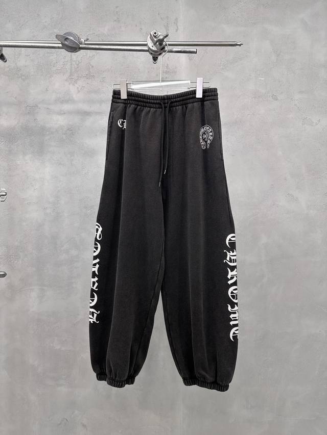 Chrome Hearts | New Casual Sweatpants, ready-to-wear washed and dyed with 4-poi