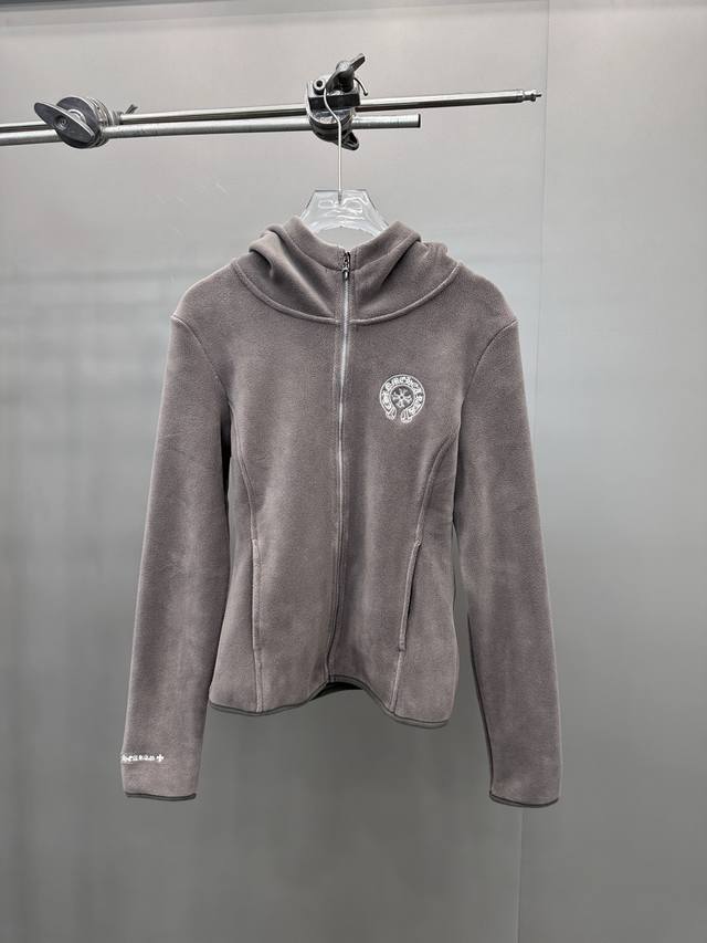 Chrome Hearts | New Fleece Cardigan, featuring classic embroidered labels in mu