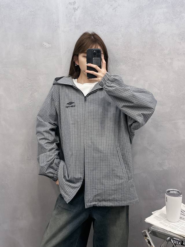 Paris | New casual jacket, custom-woven cotton-linen plaid fabric, classic embr