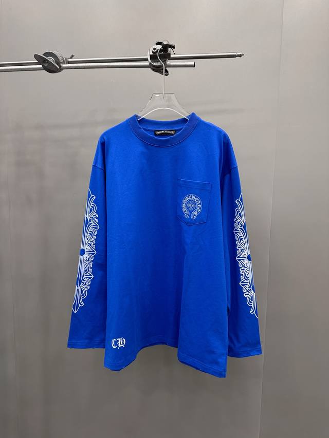 Chrome Hearts | New Long-Sleeve T-Shirt, Garment Washed and Damper-Done with 6
