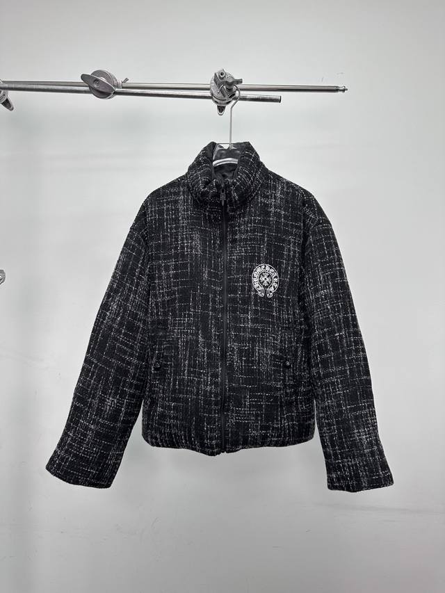 Chrome Hearts | New Down Jacket, classic printed label, custom-woven coarse-spu