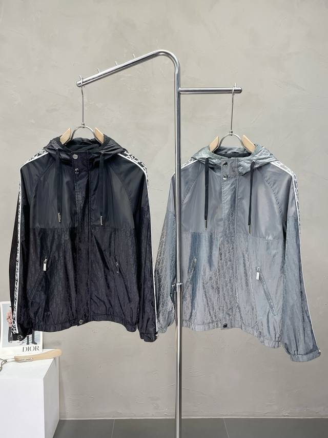 Dior Exclusive New Original Men's Casual Spring and Autumn Hooded Jacket, Breath