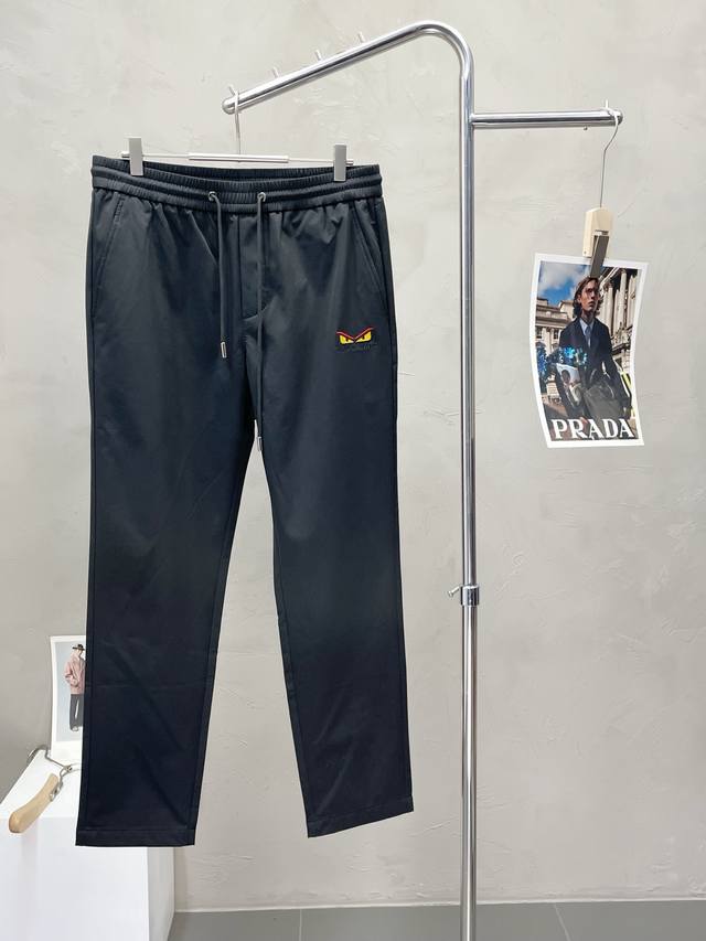 Fendi Exclusive New Casual Pants, High-End Version, Custom-Made for Boutiques. H