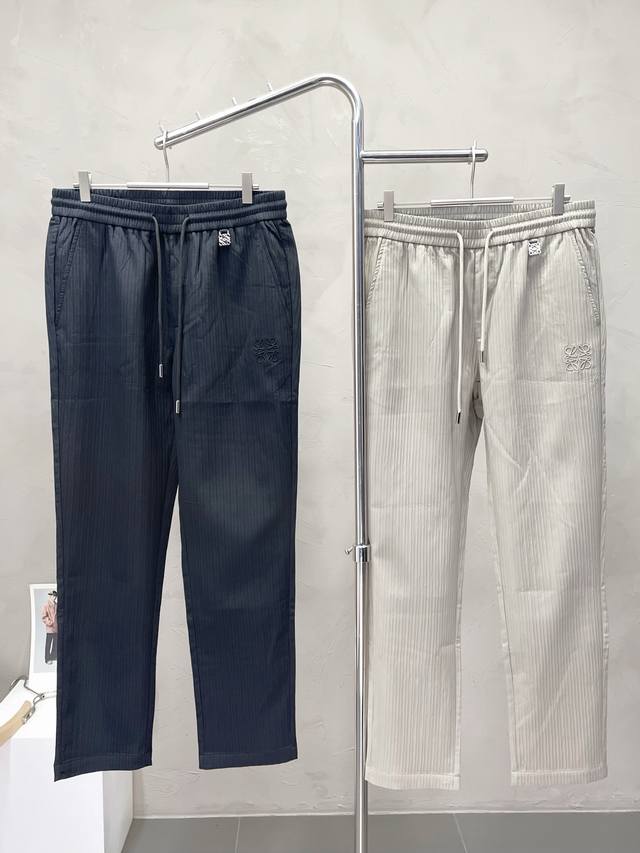 Loewe Exclusive New Casual Pants, High-End Version, Custom-Made for Boutiques. H