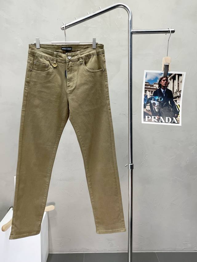 Armani Exclusive New Casual Jeans, High-End Version! Custom-made fabric for supe