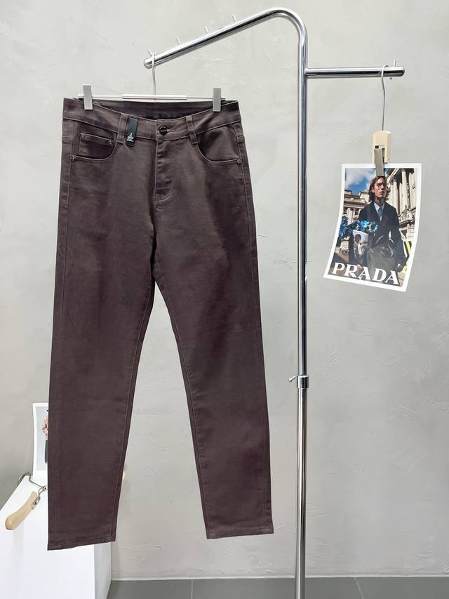 Prada Exclusive New Casual Jeans, High-End Version! Custom-made fabric for supe
