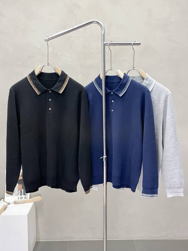 Zegna Exclusive: Latest Fashion Autumn/Winter Knit Sweater - A classic design wi