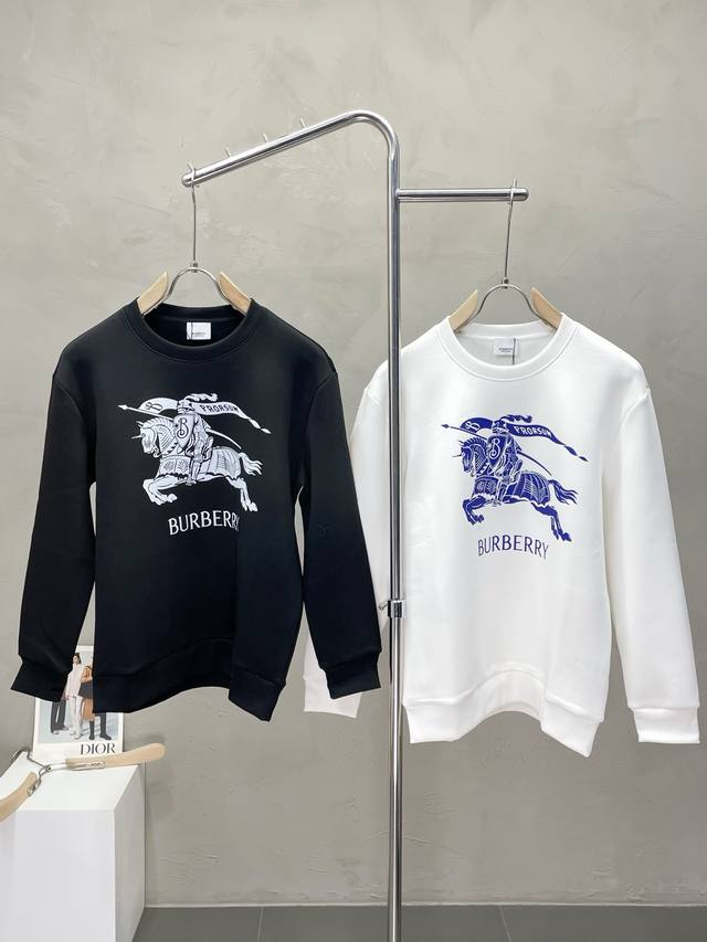 Burberry Exclusive: Latest Fall/Winter Pullover Sweatshirt. Classic design and