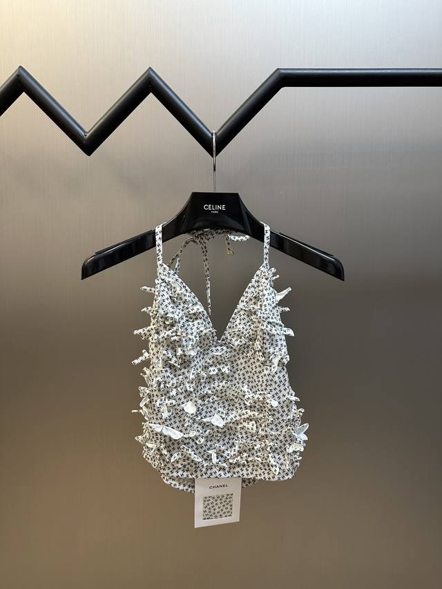 A complete set, not sold individually. Chanel beach-style floral print sundress