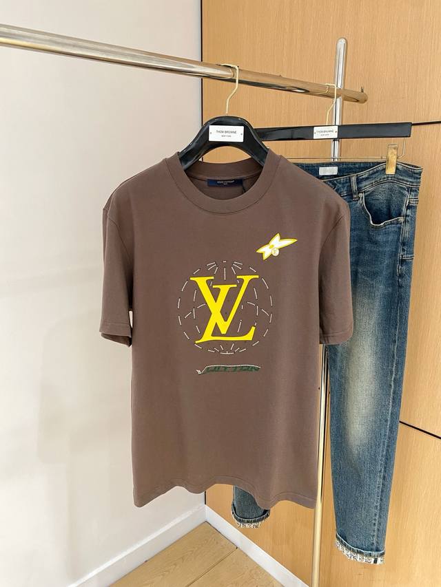 Lv2025 Spring/Summer New Unisex Short-Sleeve T-Shirt, Latest Exclusive Online Re